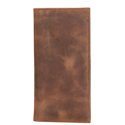 Ouray Handmade Full-Grain Leather Long Wallet for Men and Women - TORONATA - 