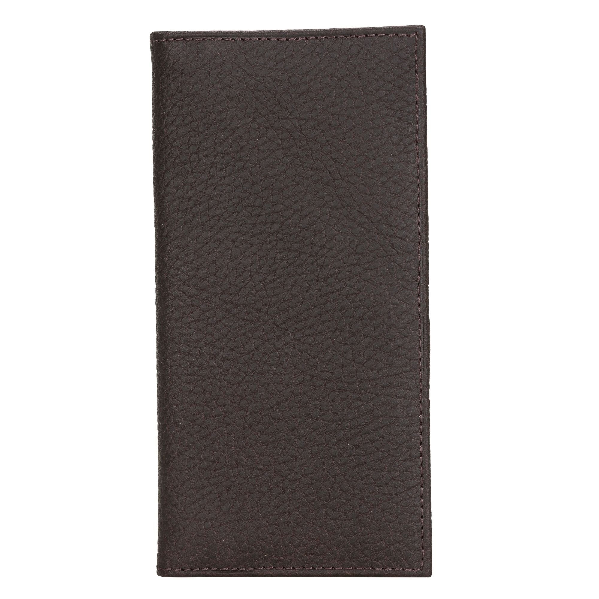 Ouray Handmade Full-Grain Leather Long Wallet for Men and Women-Floater Brown---TORONATA