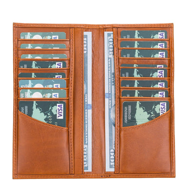 Ouray Handmade Full-Grain Leather Long Wallet for Men and Women - TORONATA - 