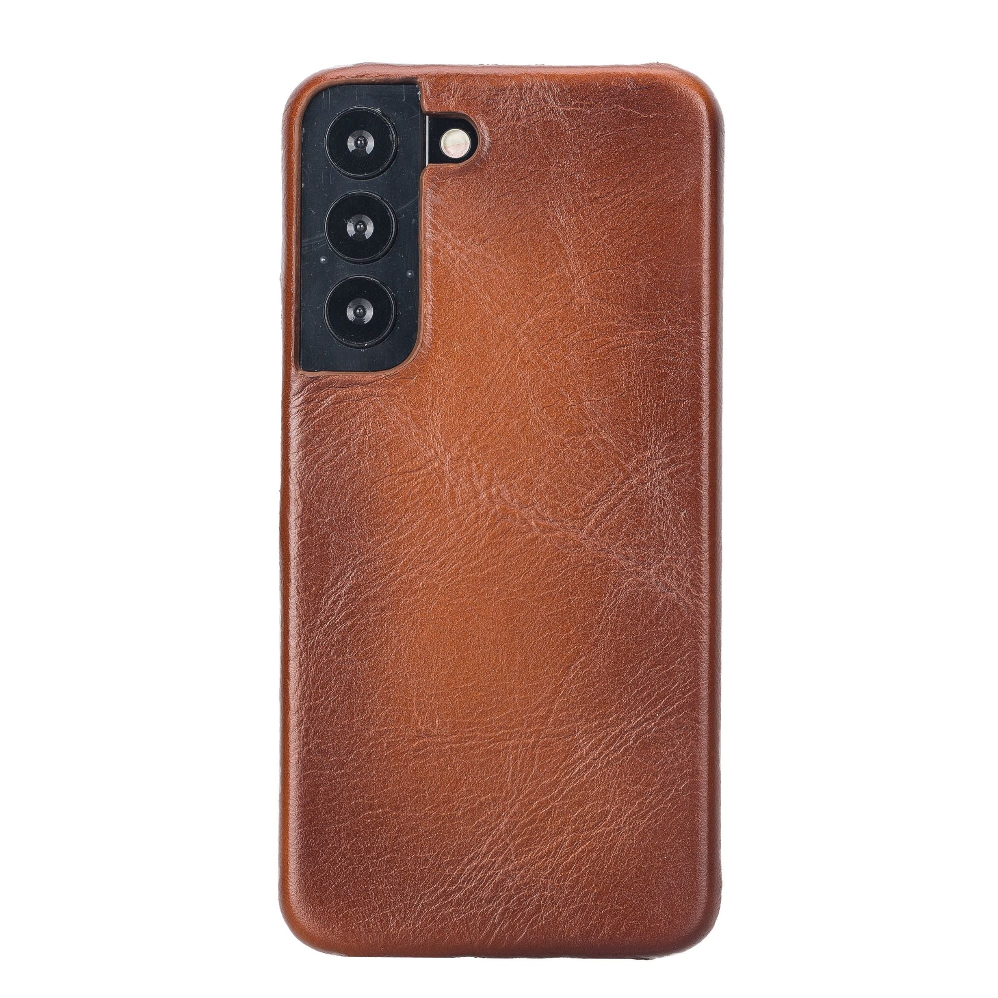 Pine Snap-on Leather Case for Samsung Galaxy S22 Series - Galaxy S22 Plus - Tan - TORONATA