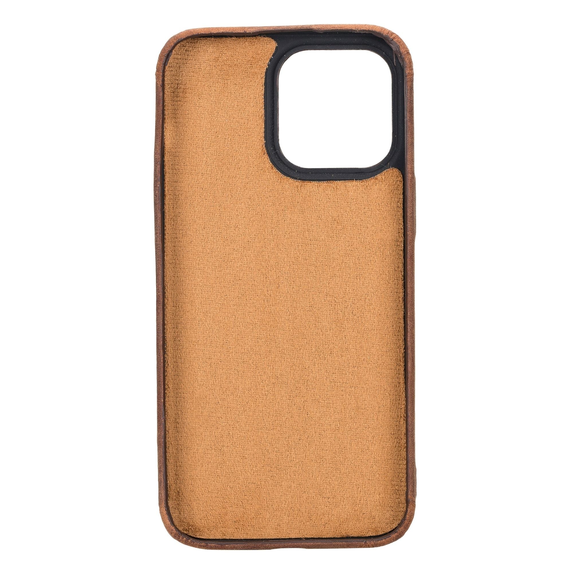 Pinedale Leather Snap-on Case for iPhone 13 Series - iPhone 13 Pro Max - Dark Brown - TORONATA