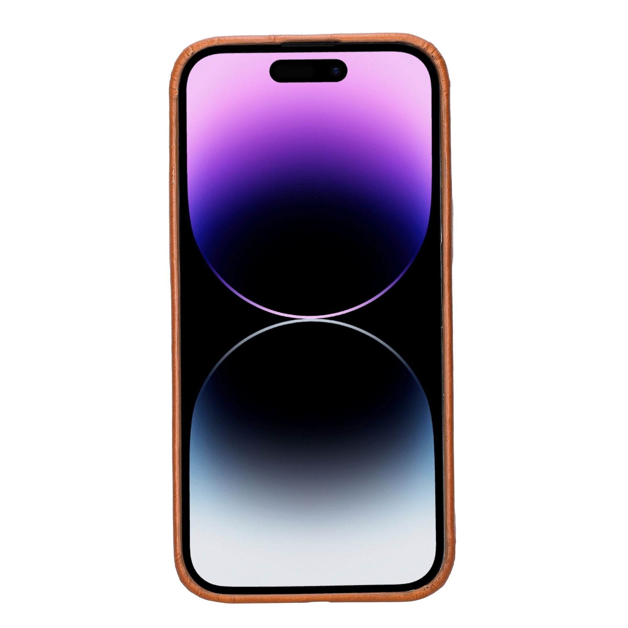 pinedale leather snap-on case for iphone 14 series - toronata - #color_tan