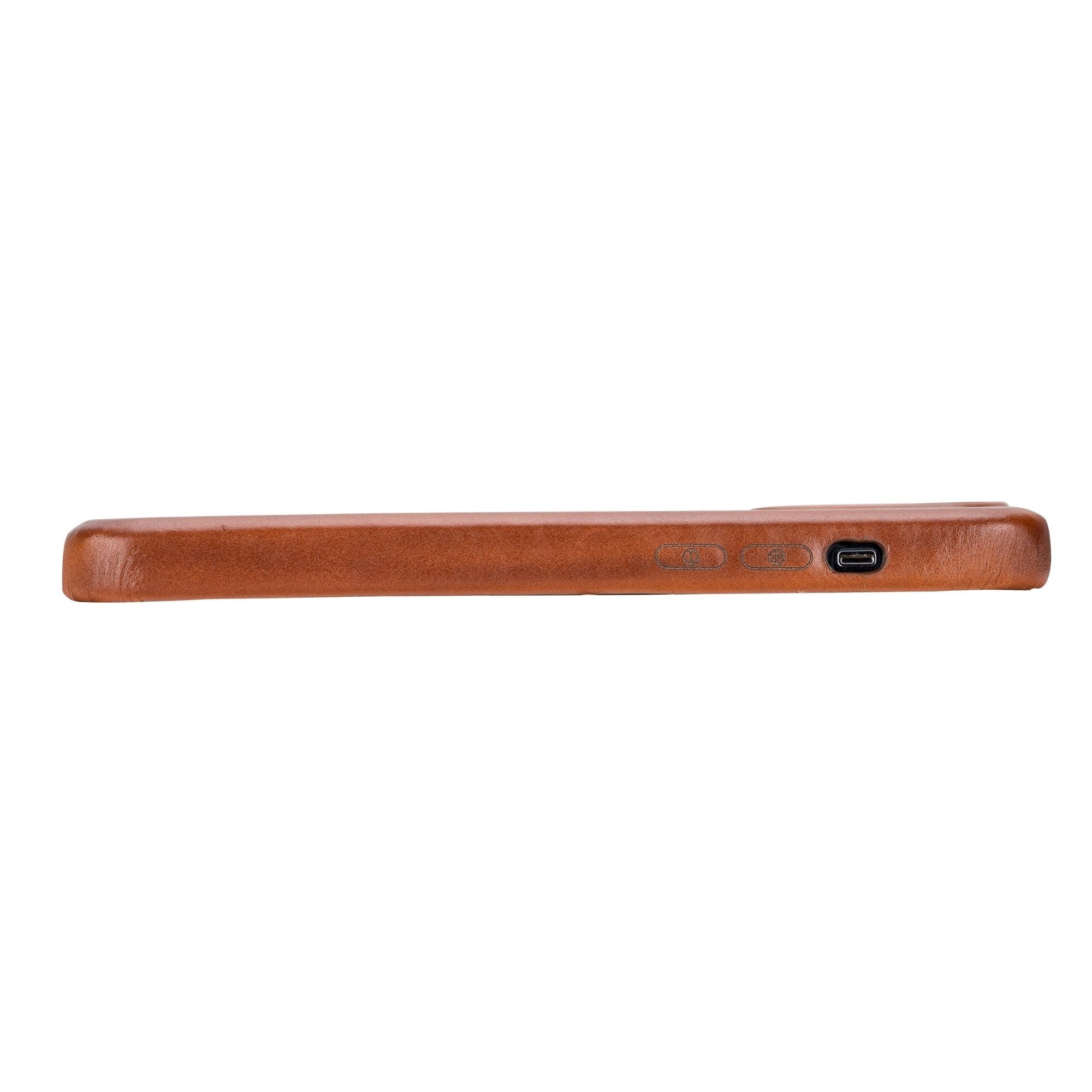 pinedale leather snap-on case for iphone 14 series - toronata - 