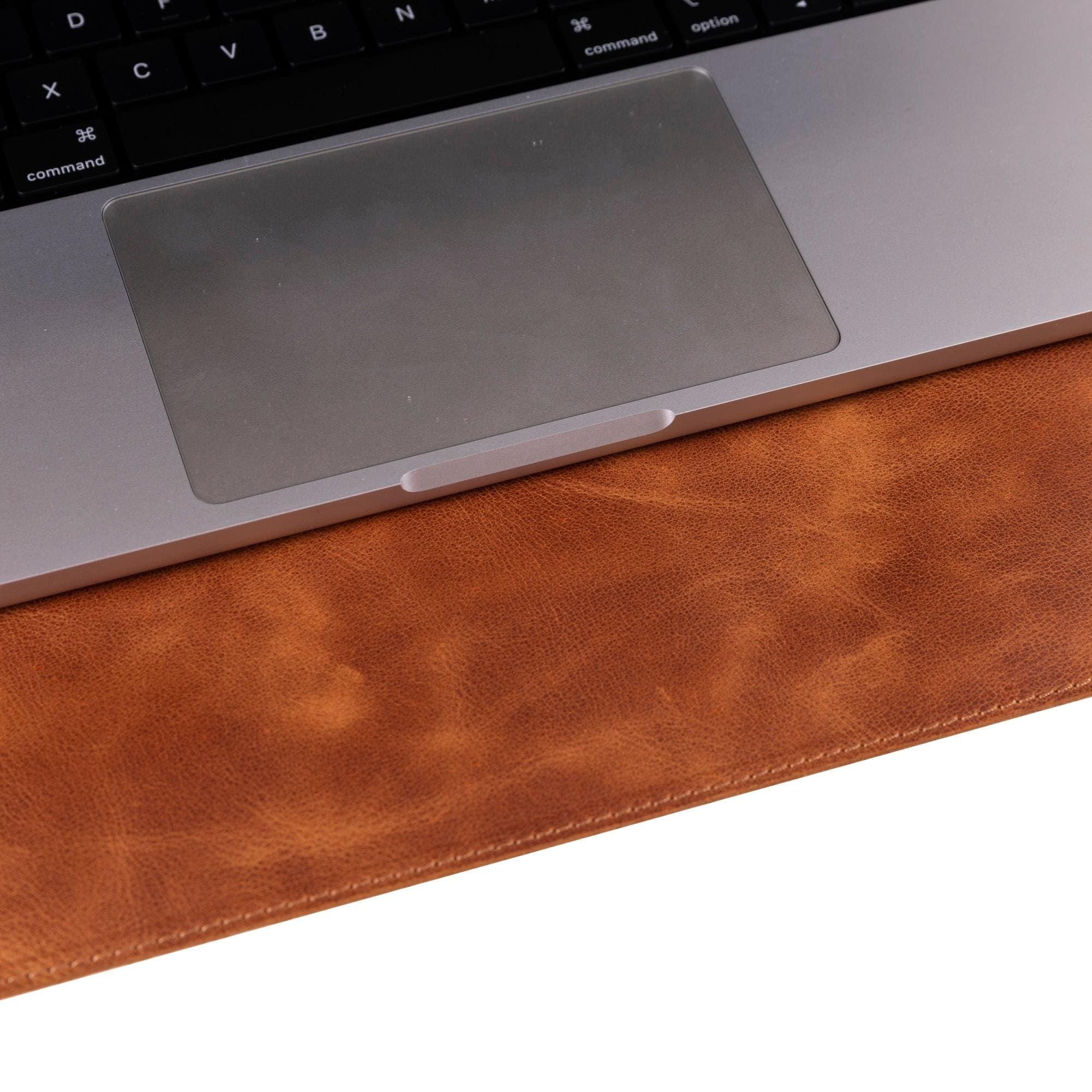 Rawlins Leather Desk Pads- 36x19 and 14.6x31.5 Inches - Antic Tan - 36x19" - TORONATA