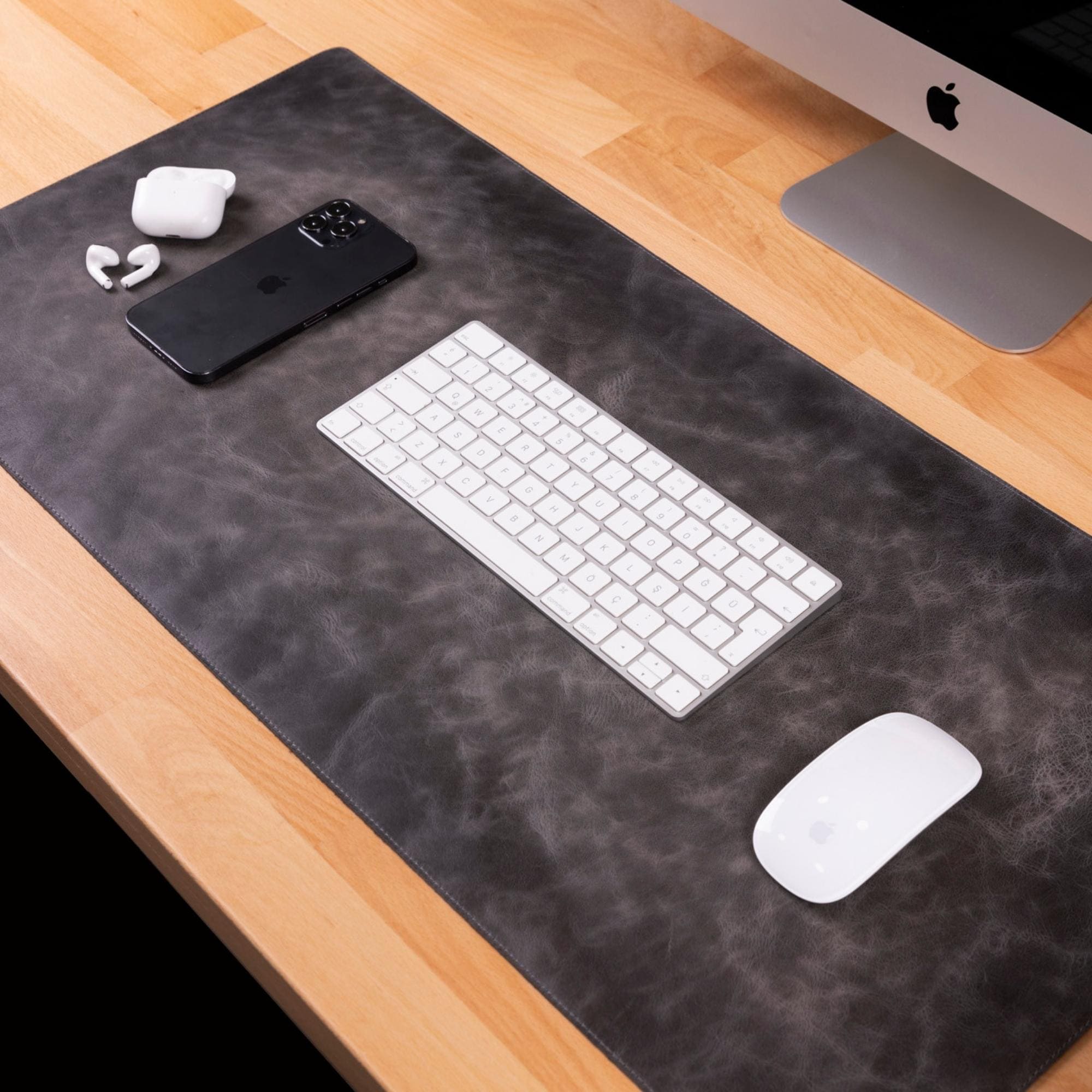 rawlins leather desk pads - 36x19 and 14.6x31.5 ınches - toronata - 