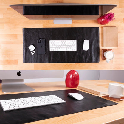 rawlins leather desk pads - 36x19 and 14.6x31.5 ınches - toronata - 