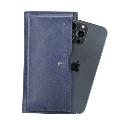 riverton women's leather wallet with cell phone section - toronata - 