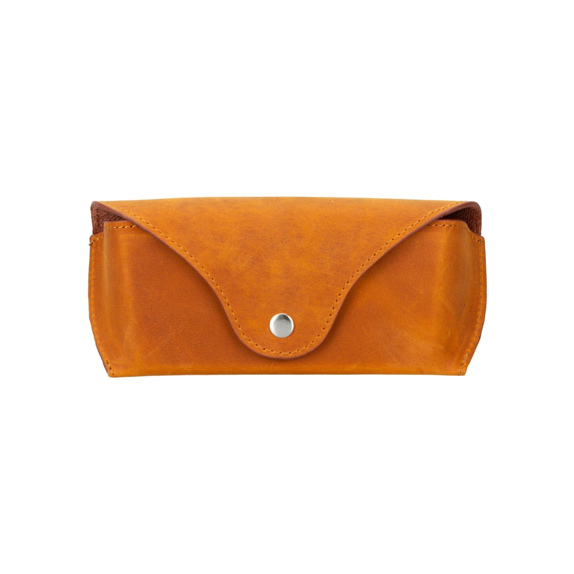 rochester full-grain leather eyeglass case - toronata - 