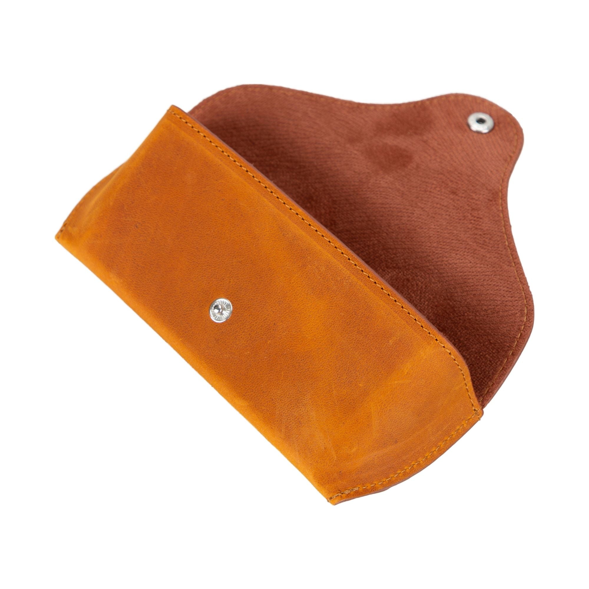 rochester full-grain leather eyeglass case - toronata - 