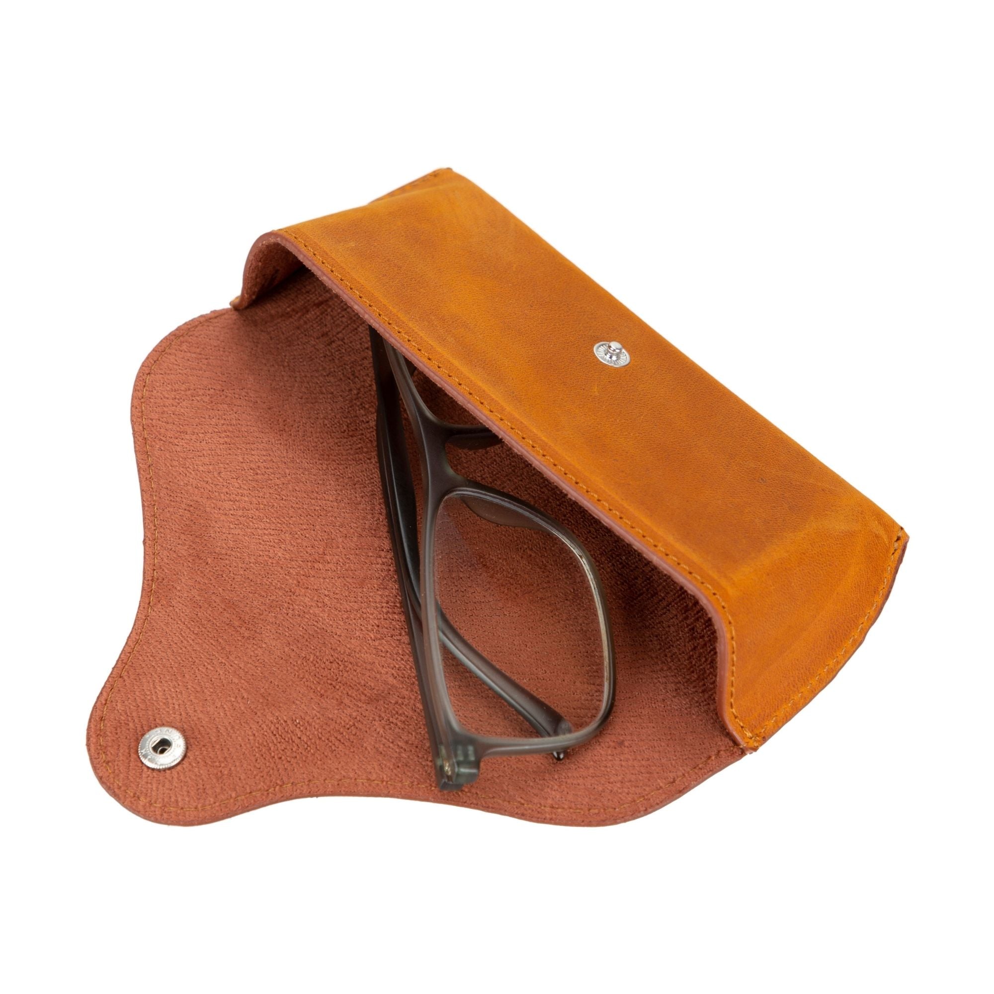 rochester full-grain leather eyeglass case - toronata - 