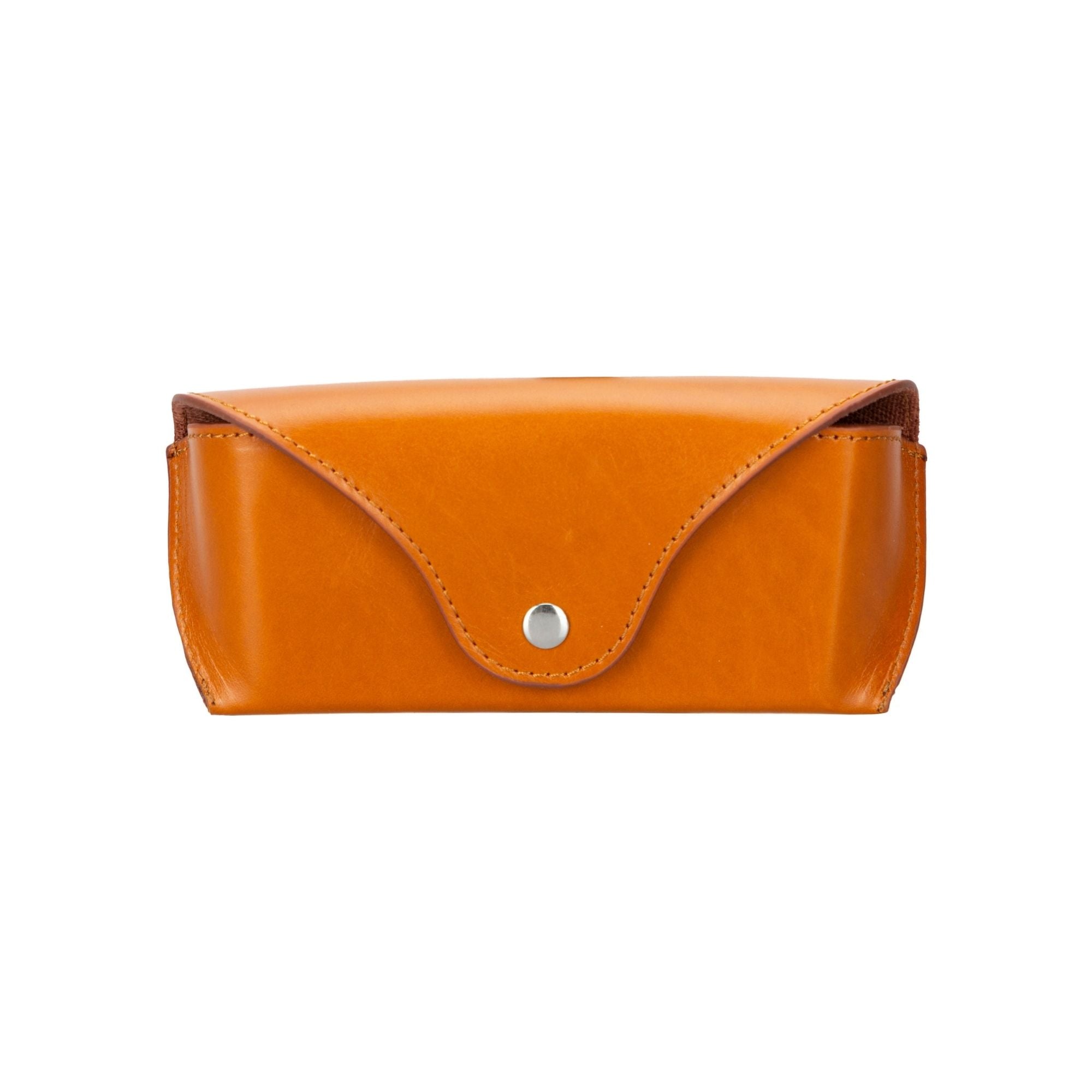 Rochester Full-Grain Leather Eyeglass Case - Tan - TORONATA