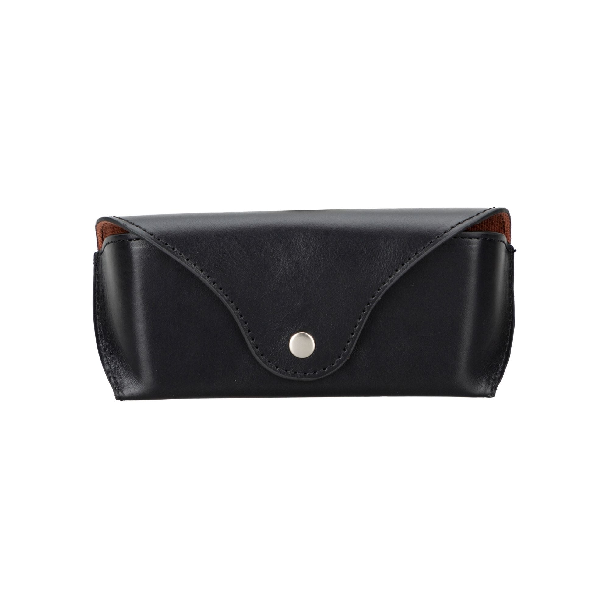 Rochester Full-Grain Leather Eyeglass Case - Black - TORONATA