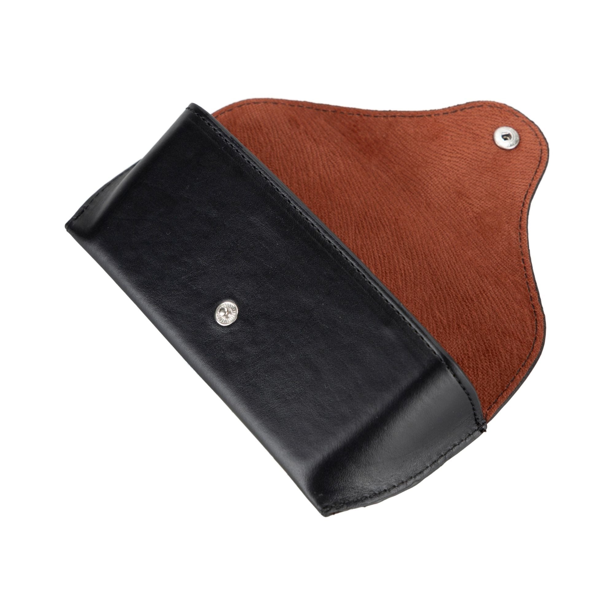 Rochester Full-Grain Leather Eyeglass Case - Black - TORONATA