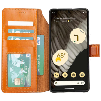Sheridan Detachable Leather Google Pixel 8 Pro Wallet Case - TORONATA - 