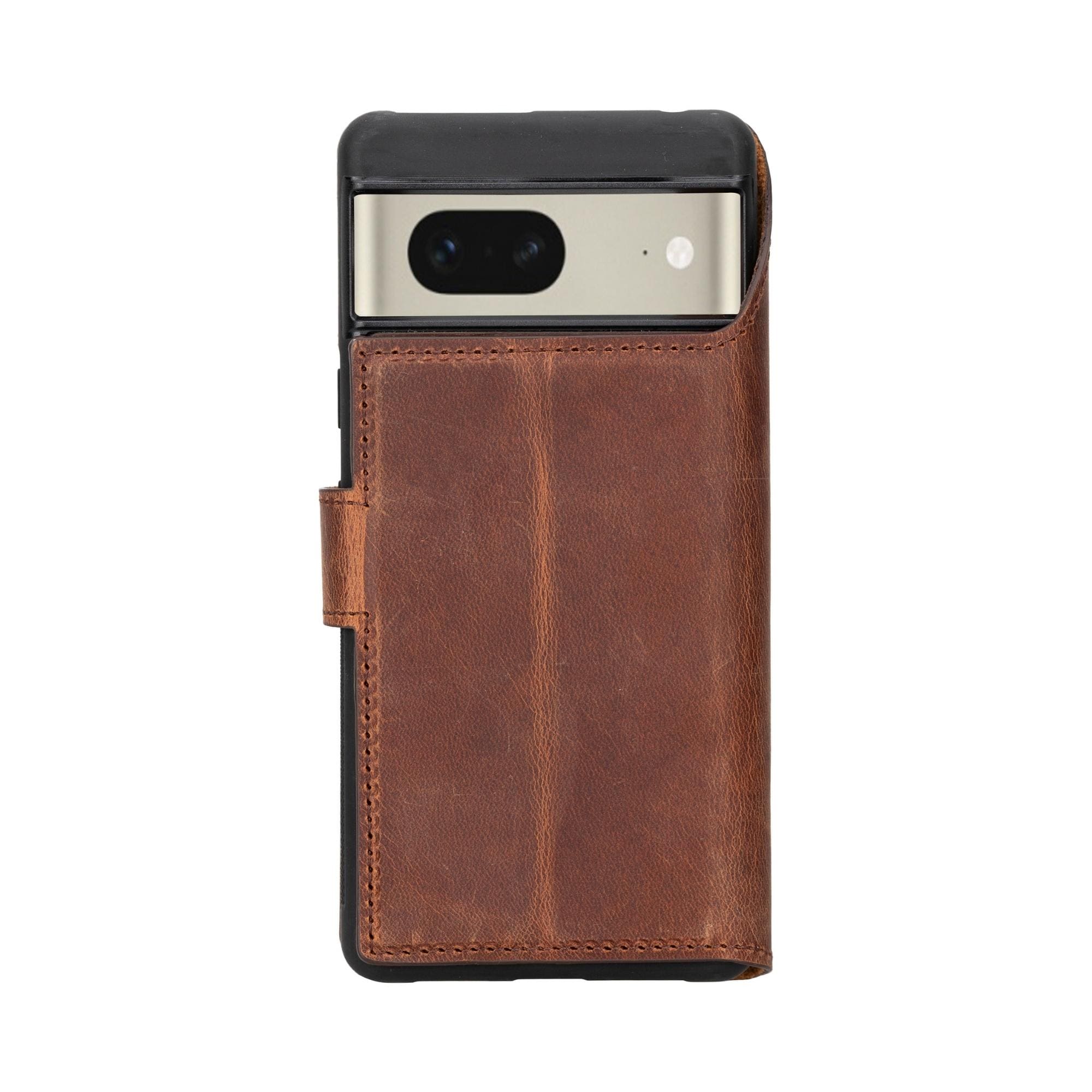 Sheridan Leather Detachable Wallet for Google Pixel 4XL & 4 - Google Pixel 4 XL - Dark Brown - TORONATA