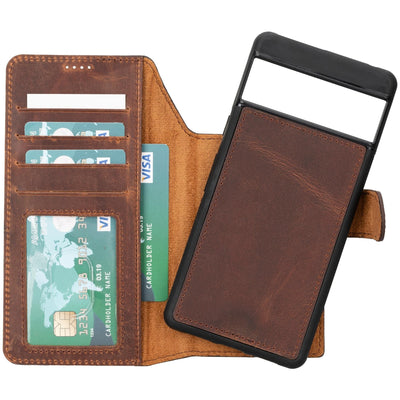 sheridan leather detachable wallet for google pixel 4xl & 4 - toronata - 