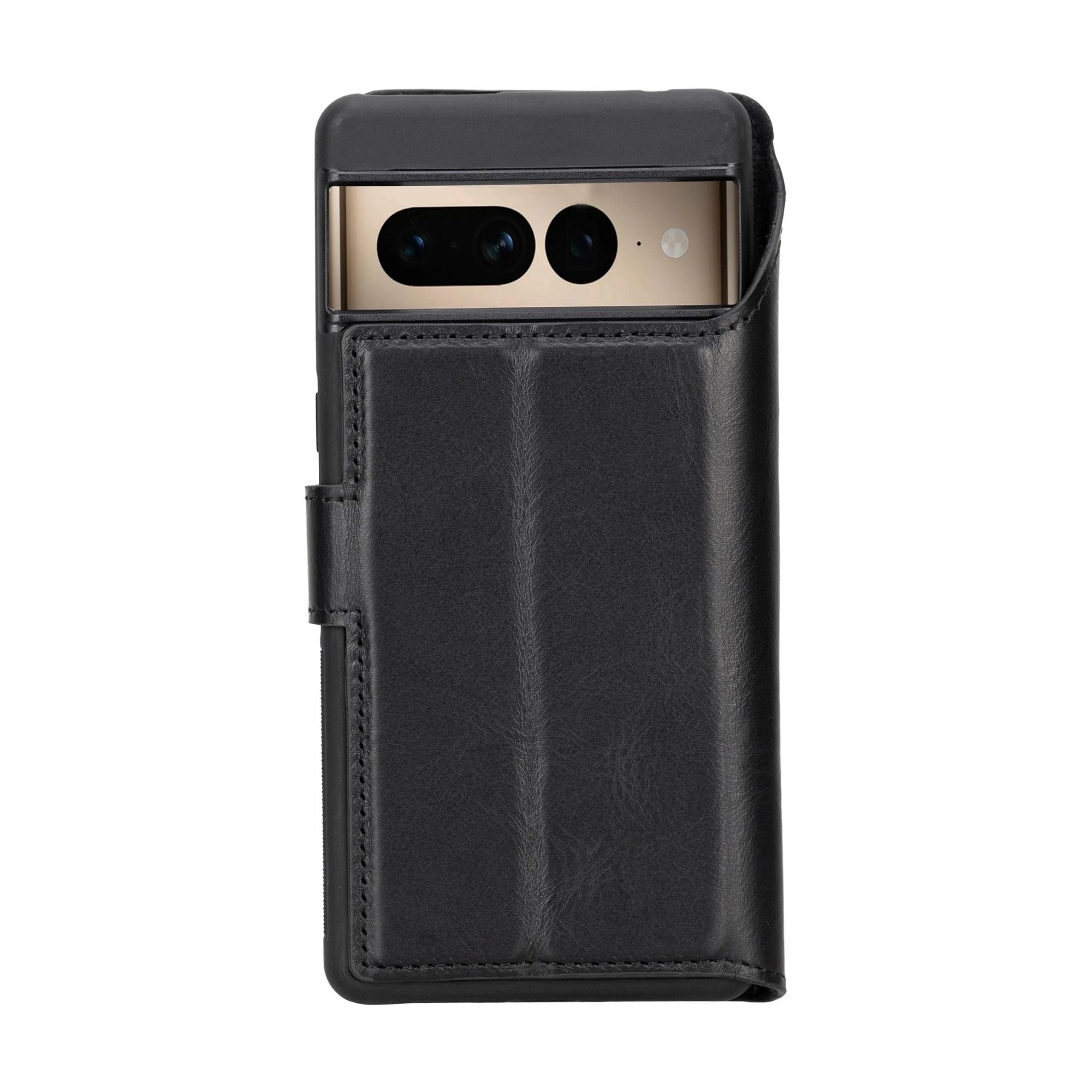 Sheridan Leather Detachable Wallet for Google Pixel 4XL & 4 - Google Pixel 4 XL - Black - TORONATA