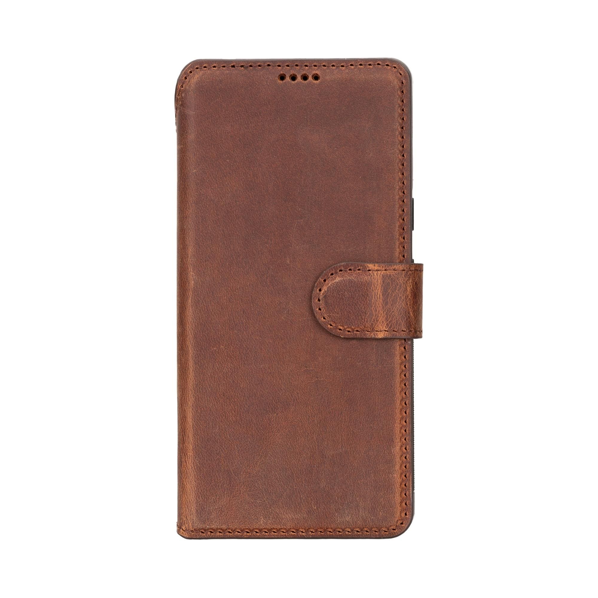 Sheridan Leather Detachable Wallet for Google Pixel 4XL & 4 - Google Pixel 4 XL - Dark Brown - TORONATA