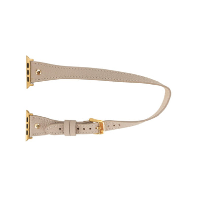 syracuse double tour leather bands for apple watch 9, ultra 2 and se - toronata - 