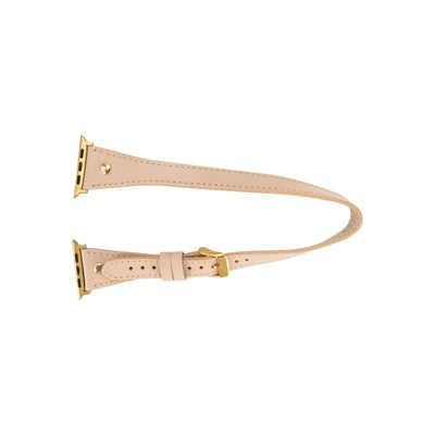 syracuse double tour leather bands for apple watch 9, ultra 2 and se - toronata - 