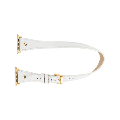 syracuse double tour leather bands for apple watch 9, ultra 2 and se - toronata - 