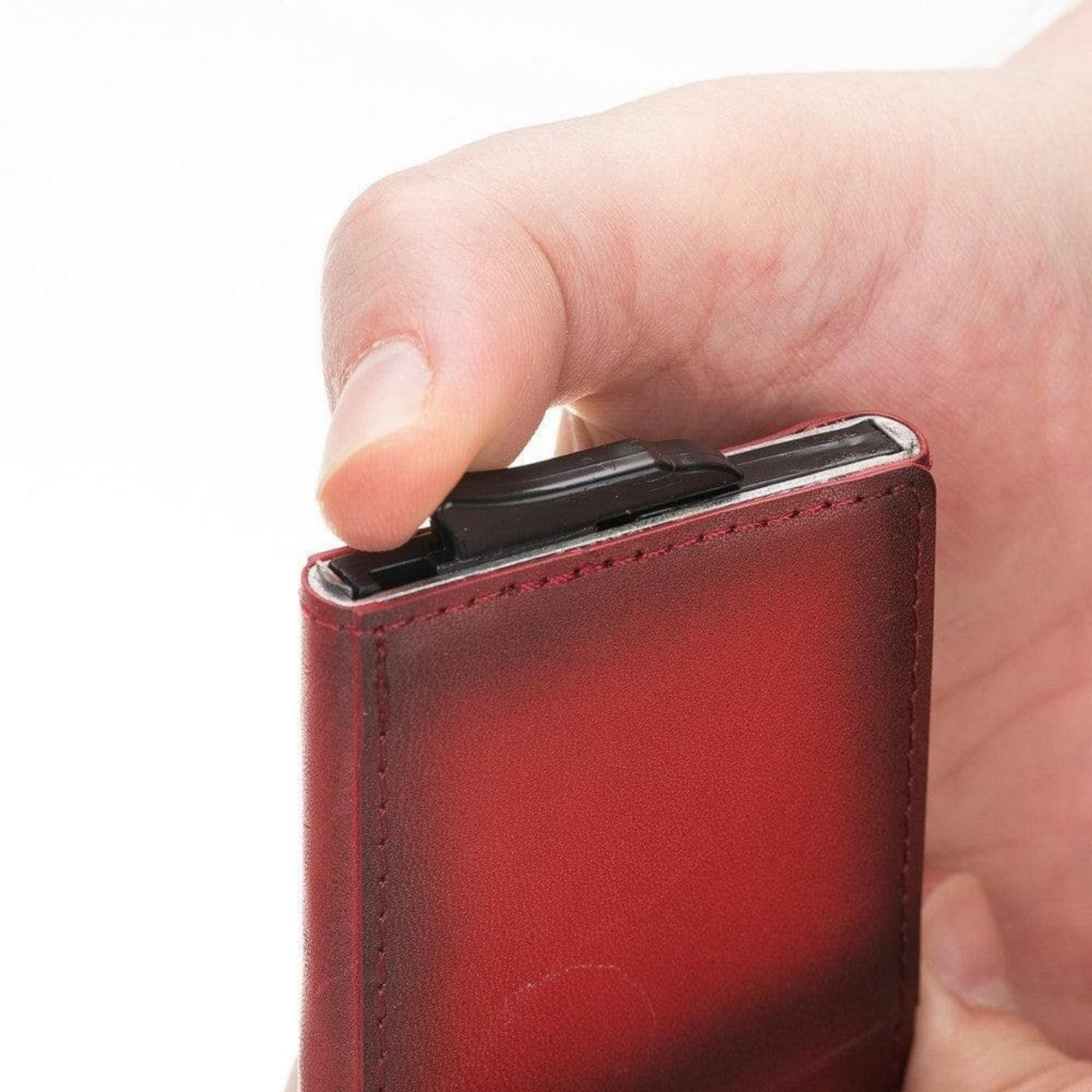telluride leather popup cardholder for men and womentoronata - 