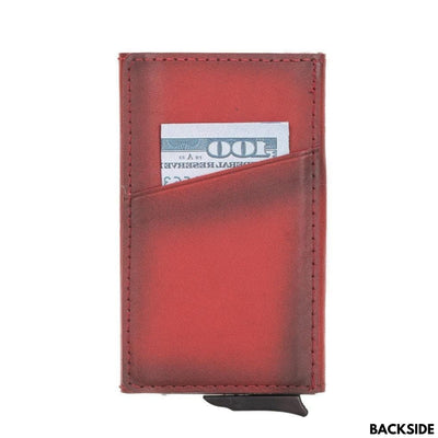 telluride leather popup cardholder for men and womentoronata - 