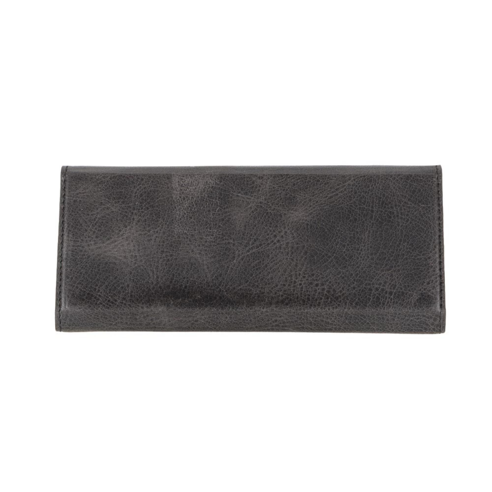 Triangle Leather Cases for Glasses and Sun Glasses - Black - TORONATA