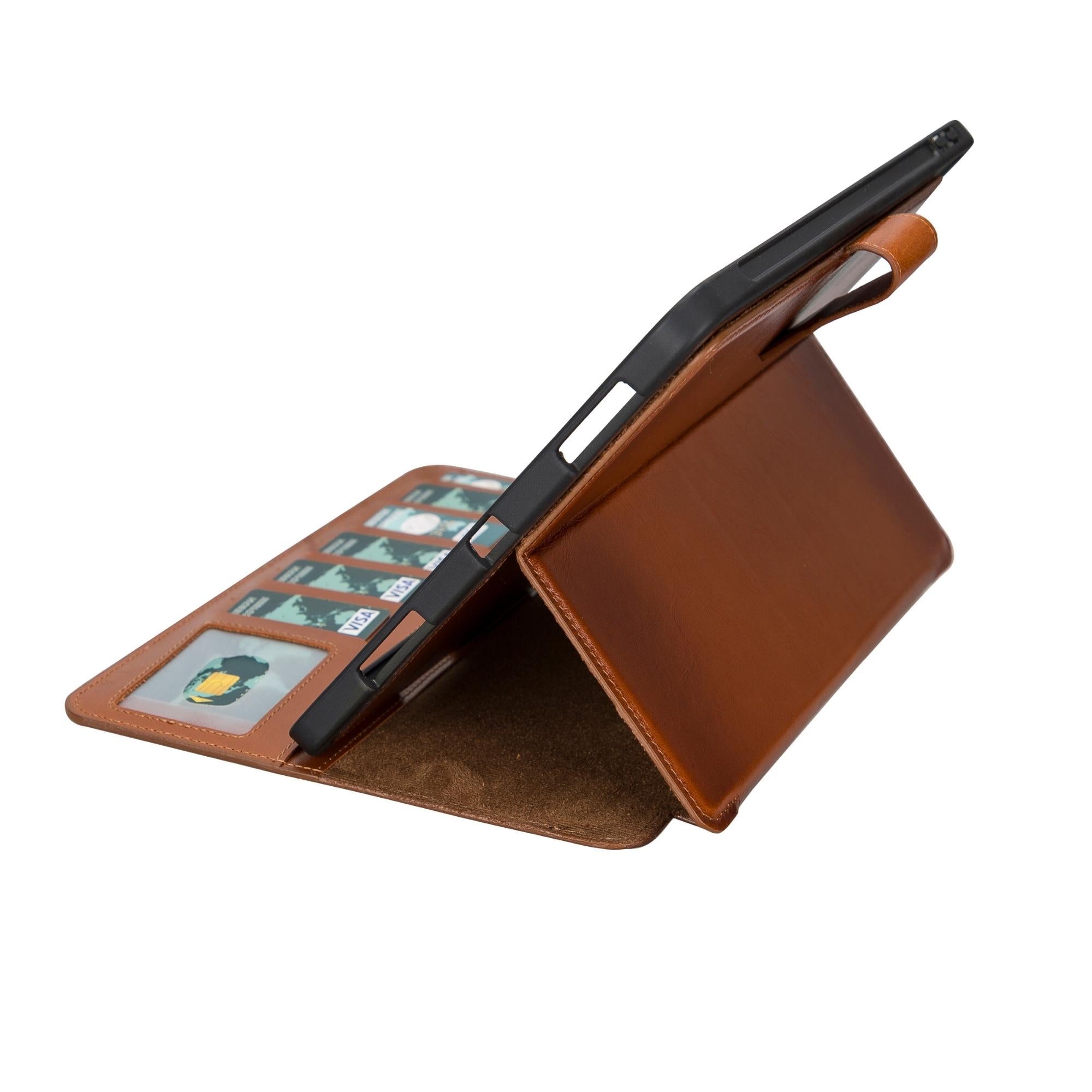 utica leather wallet case for ipad pro 12.9-inch - toronata - 