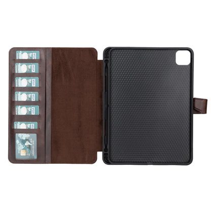 utica leather wallet case for ipad pro 12.9-inch - toronata - 