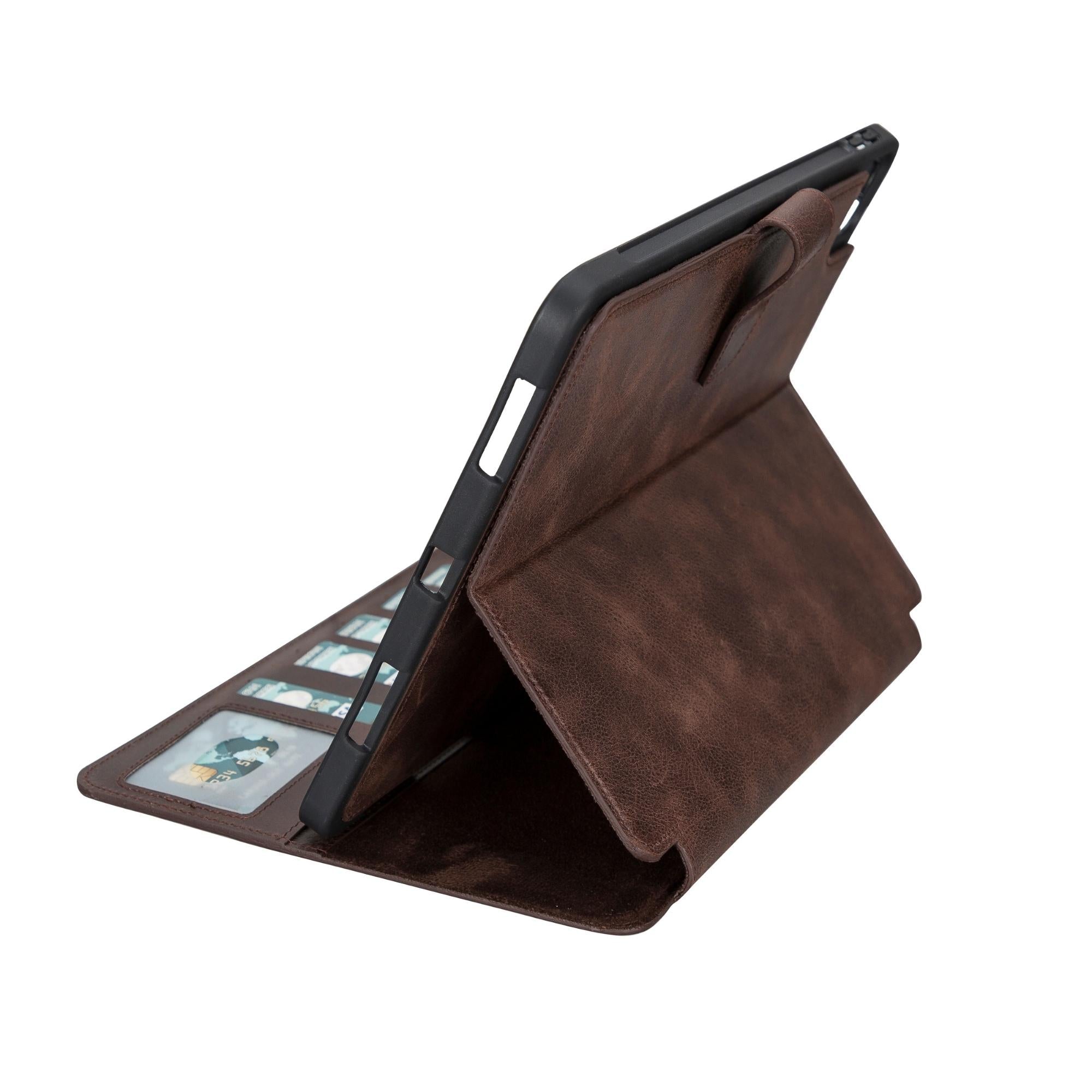 utica leather wallet case for ipad pro 12.9-inch - toronata - 