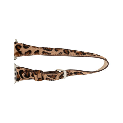 vail double tour leather bands for apple watch 9, ultra 2 and se - toronata - 