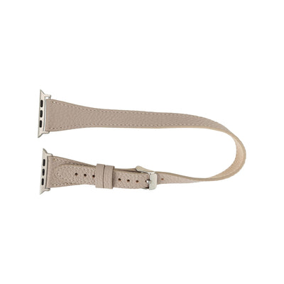 vail double tour leather bands for apple watch 9, ultra 2 and se - toronata - 