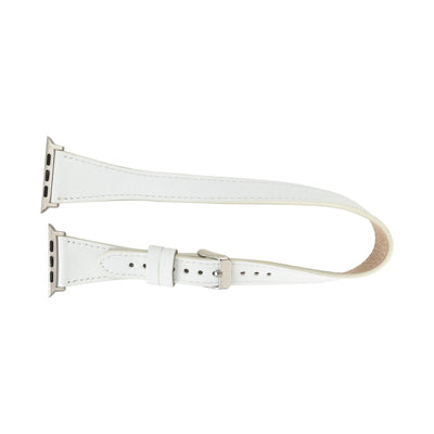 vail double tour leather bands for apple watch 9, ultra 2 and se - toronata - 