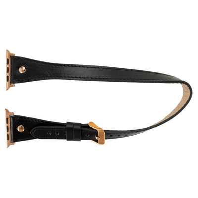 vernon double tour leather bands for apple watch 9, ultra 2 and se - toronata - 