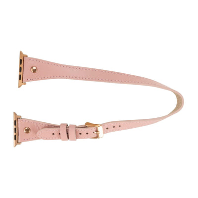 vernon double tour leather bands for apple watch 9, ultra 2 and se - toronata - 