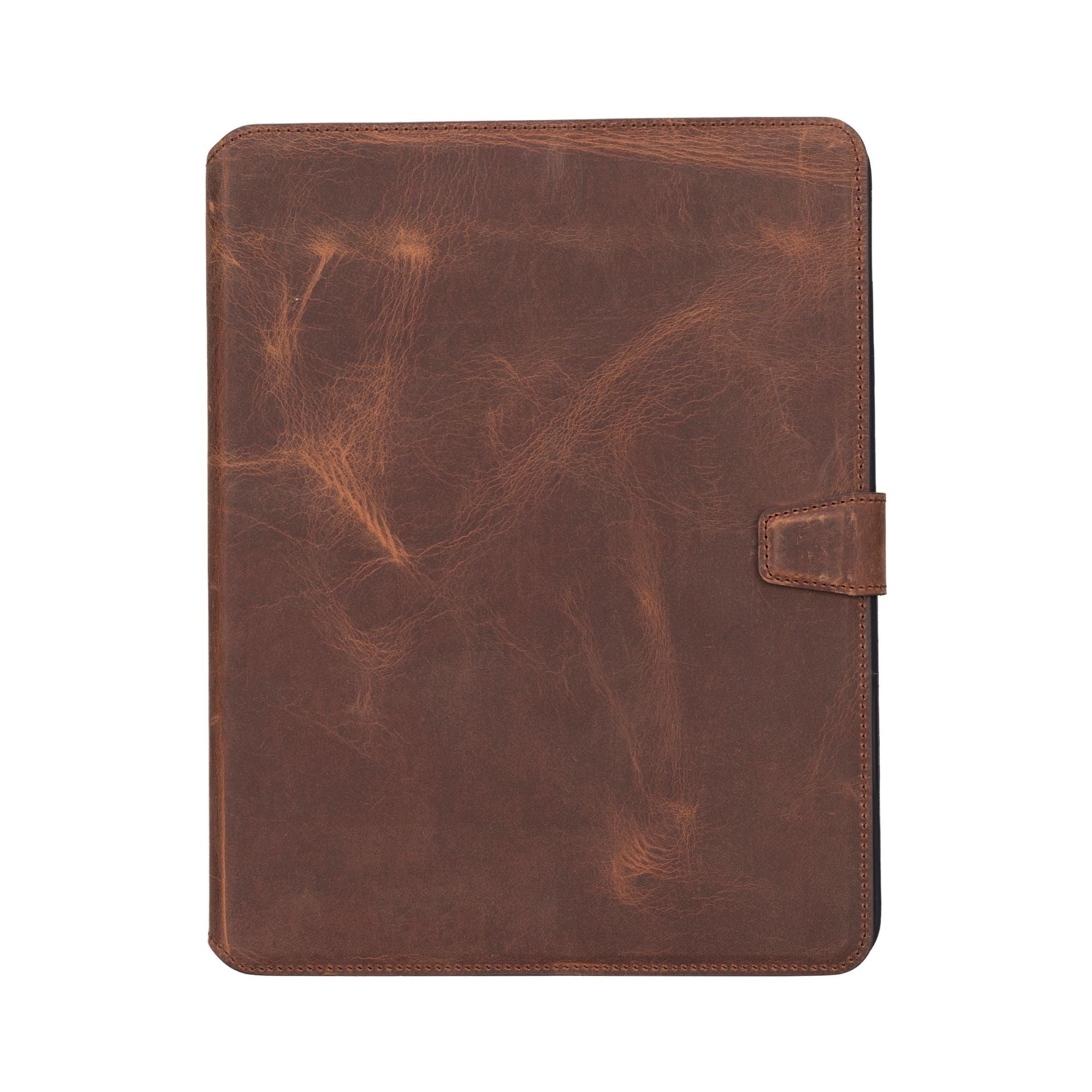 Wheatland Leather Case for Apple iPad 10.9" 10th Generation - AirPad 10th Generation 10.9" - Dark Brown - TORONATA